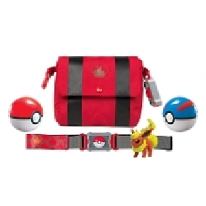 Pok&eacute;mon - Coffret ceinture dentrainement, Pokeball et Figuine Pyroli
