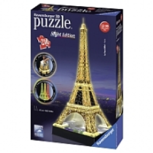 Puzzle 3D Tour Eiffel illumin&eacute;e