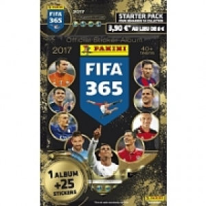 Panini - FIFA 365 2016-2017 Stickers - Starter Pack Album + 5 Pochette