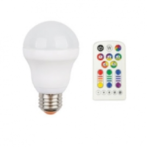 Castorama Veezio3in1 Ampoule LED Standard 3en1 Veezio 7.5W=40W RGB+Blanc chaud