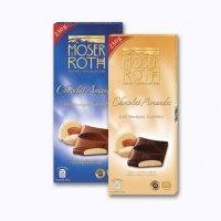 Aldi Moser Roth® Tablette de chocolat fourrée à la pâte damande