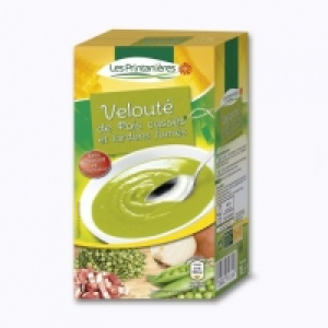 Velouté de pois cassés et lardons fumés 1.59 €