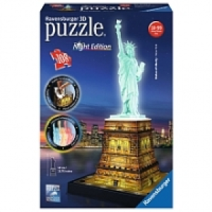 Puzzle 3D Statue de la Liberté Edition nocturne - 108 pièces