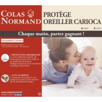 Auchan Colas Normand COLAS NORMAND Protège oreiller absorbant anti-acariens CARIOCA