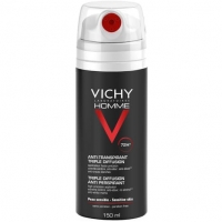 Auchan Vichy VICHY DEODORANT HOMME Spray Anti-transpirant triple diffusion 72h 150 