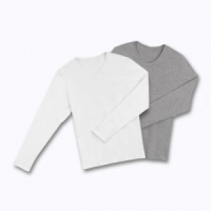 Lot de 2 t-shirts manches longues 8.99 €