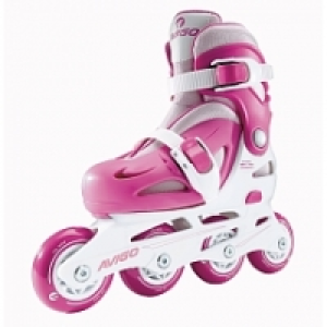 Avigo - Rollers &eacute;volutifs - Taille 26-30 - rose