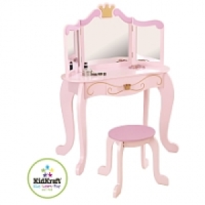 LDD Kidkraft - Coiffeuse et tabouret Princesse