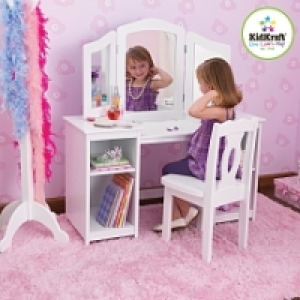 LDD Kidkraft - Coiffeuse et chaise de luxe