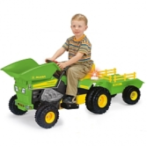 LDD Injusa - Tracteur Électrique 6V - Tracteur Dump