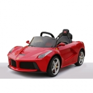 LDD RunRun Toys - Voiture Électrique 12V - La Ferrari - Rouge