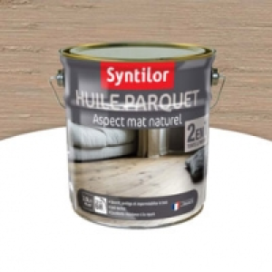 Castorama Syntilor Huile pour parquet 2 en 1 Gris clair 2,5L