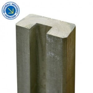 Castorama Blooma Demi poteau Neva/Lemhi simple rainure L.240 cm