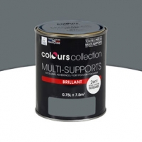 Castorama Colours Peinture multi-supports Macadam Brillant 0,75L