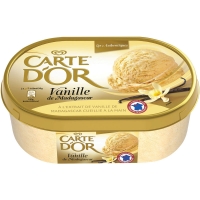 Spar Carte Dor Crème glacée à lextrait de vanille de Madagascar 500g