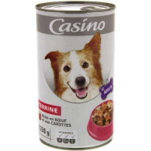 Terrine pour chien - Boeuf - Carotte 1230g 2.23 €