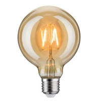 Castorama Paulmann Ampoule LED E27 Globe vintage 2,5W=20W D95 Blanc chaud