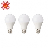 Castorama Diall 3 ampoules LED E27 9W=60W blanc chaud