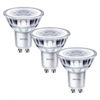 Castorama Philips 3 ampoules LED réflecteur GU10 3,5W=35W blanc chaud