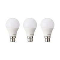 Castorama Diall 3 ampoules LED B22 5,8W=40W blanc chaud