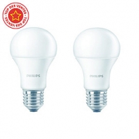Castorama Philips 2 ampoules LED E27 60W blanc chaud