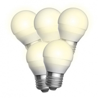 Castorama Xanlite Lot de 5 ampoules E27 blanc neutre 4000K