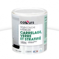 Castorama Colours Sous-couche carrelage, verre et stratifié blanc 0,5L