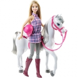 Poup&eacute;e Barbie - Barbie et son cheval