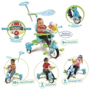 VTech - Super Tricycle Interactif 6-en-1 - Bleu