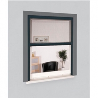 Castorama  Moustiquaire de fenêtre en alu gris 125 x h.170 cm