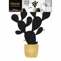 Castorama  Stickers Cactus noir et or