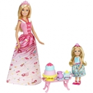 Poupée Barbie - Coffret Barbie et Chelsea Princesses Bonbons