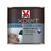 Castorama V33 Vernis expert cuisine et bains Incolore brillant 500 ml