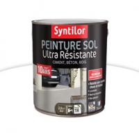 Castorama Syntilor Peinture pour sol Blanc satin 2,5 L