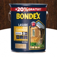 Castorama Bondex Lasure bois Bondex Chêne rustique 5 ans 5L + 20%