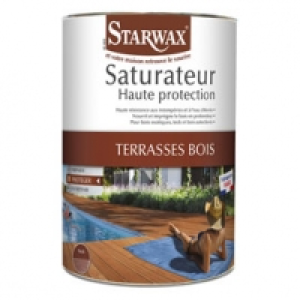 Castorama Starwax Saturateur haute protection terrasse bois teck 5L