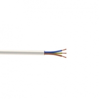 Castorama Nexans Câble électrique flexible H03VVF 3x0,75 mm² Blanc - 5 m