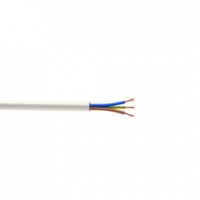 Castorama Nexans Câble électrique flexible H05VVF 3x1,5 mm² Blanc - 10 m