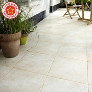 Castorama Castorama Carrelage terrasse beige 45,5 x 45,5 Abbaye York