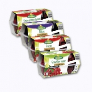 Fruits au sirop léger en coupelles 2.39 €