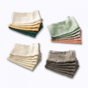 Lot de 6 gants de toilette 2.99 €