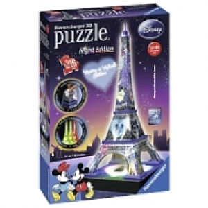 Puzzle 3D - Tour Eiffel Disney illuminée