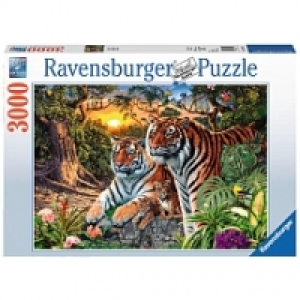 Puzzle 3000 pièces Tigres cachés - Ravensburger