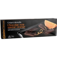 Spar Casino Delices Crèpes dentelle - Chocolat noir saveur orange 100g