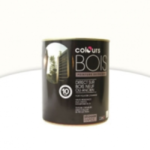 Castorama Colours Peinture pour bois Blanc satin 500 ml