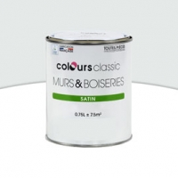 Castorama Colours Peinture Murs et boiseries Duvet Satin 0,75L