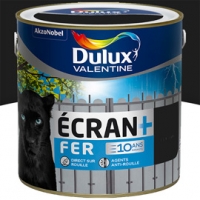 Castorama Dulux Valentine Peinture fer extérieur anti-rouille noir brillant 2L