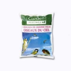 6 Boules de graisse pour oiseaux en liberté 1.79 €