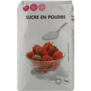 Sucre en poudre 1kg 1.17 €