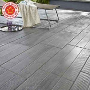 Castorama Colours Carrelage terrasse gris 31 x 61,8 cm Vieste